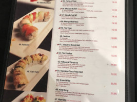 Oec Revolving Sushi menu