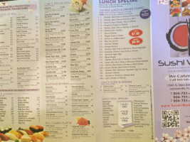 Sushi Wok menu