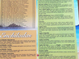 El Cancun Mexican menu