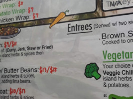 Taylor Made Jamaican Eatery menu