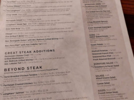 Longhorn Steakhouse menu