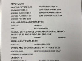 Gino Bros Pizza menu