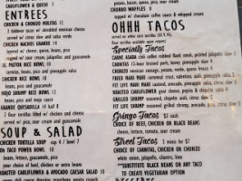 Oh Taco menu