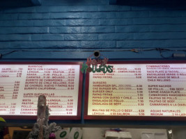 The Tamale Man menu