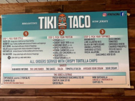 Tiki Taco menu