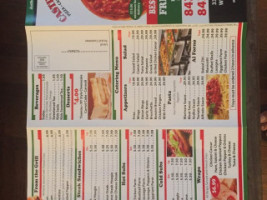 Castillo's Pizzeria menu