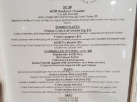 Bravery Chef Hall menu