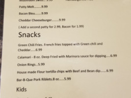 Sunnyside Grill menu