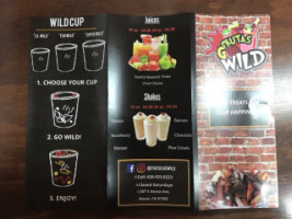 Frutas Go Wild menu