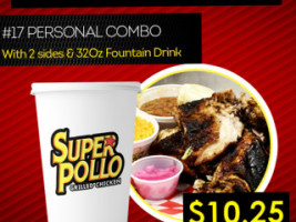 Super Pollo menu