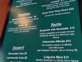 Dolce Caffe menu