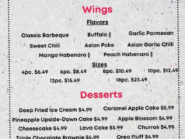 Club Mecca menu