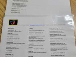 Celestino menu