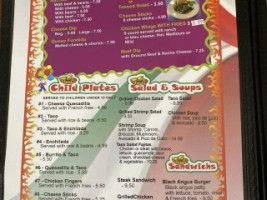 El Sombrero Mexican Grill menu