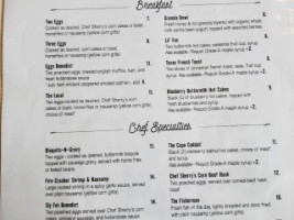 Sly Fox Den menu