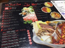 The Red Pot menu