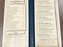 Stonehenge Grille menu