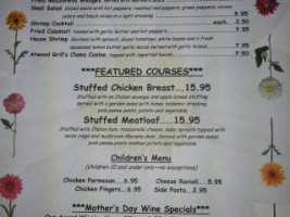 Atwood Grill menu