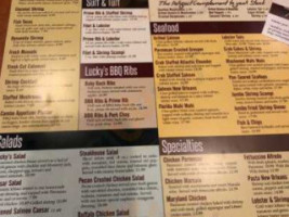 Lucky's Steakhouse menu