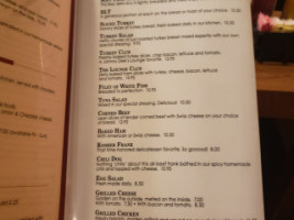 Johnny Dee's Lounge menu