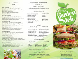 Garden Deli menu