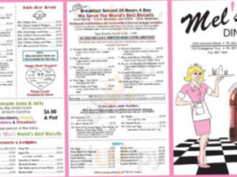 Mel’s Diner Part Ii menu