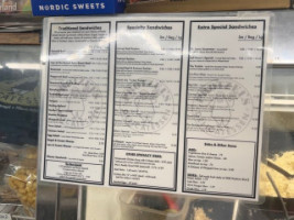 Protzel's Delicatessen menu