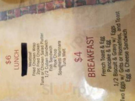 Broadway Diner menu