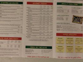 Baroni's New York Pizza menu