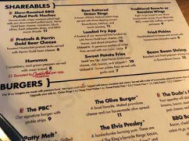 Perrin Brewing menu