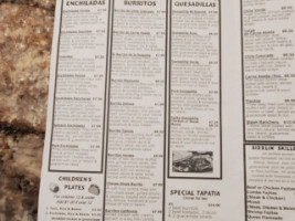 El Patron menu