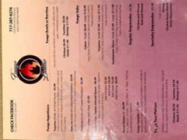 Fuego Latino Catering menu