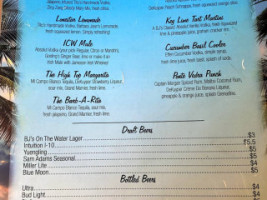 Barbara Jean's On The Water menu