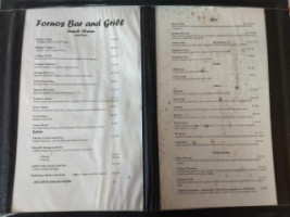 Granite Beach Grill menu