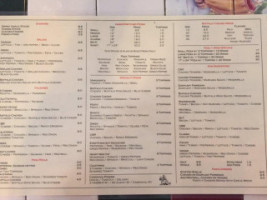 Caz Pizza menu