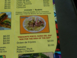 Taqueria Las Chicanitas menu