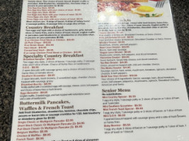 Lake Cities Cafe menu