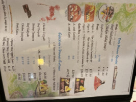 Sato Japanese Cuisine menu