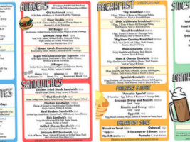 Boomarang Diner Perry menu