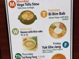 Mina's Korean Bbq menu