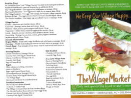 The Village Market menu