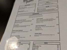 Mayfair Taproom menu