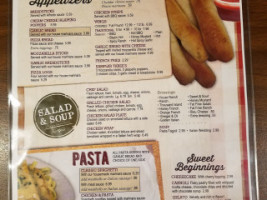 Rigali's Pizza Village menu