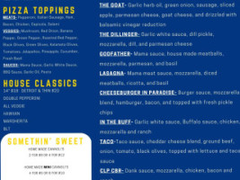 Cl Pizza Co menu