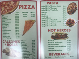 Big Cheese Pizza menu