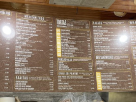 Horchata Mexican Food Bakery menu