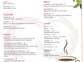 Ambrogia Caffé Enoteca menu