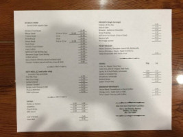 Smolik's Smokehouse menu