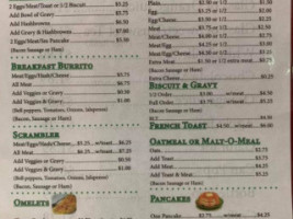 Busy Bee Breakfast Nook menu