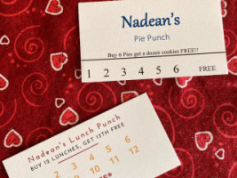 Nadean's menu